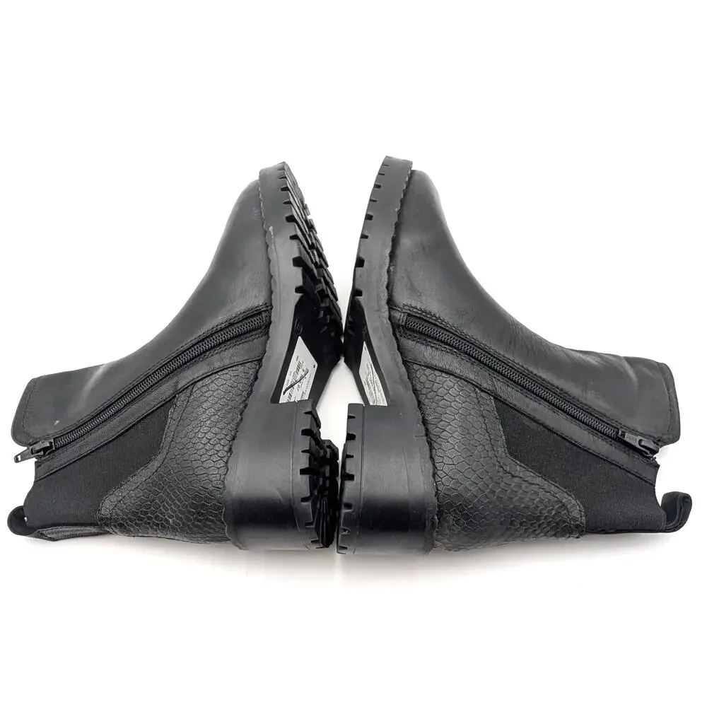 Vintage Foundry Co. Alara Ankle Boot Round Toe Women's Black Size US8 EU38.5